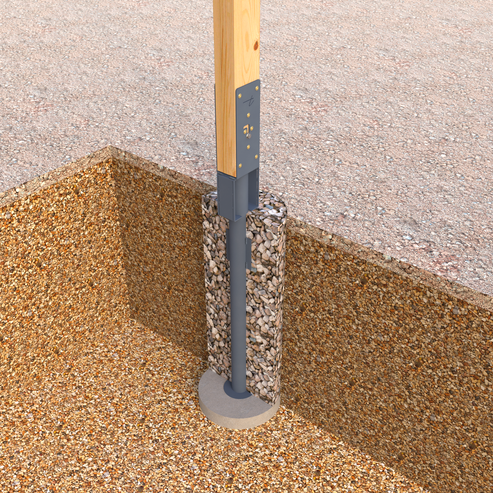 Modular Steel Posts True Column | Full Steel Post-Frame Foundation Posts – True Cut ...
