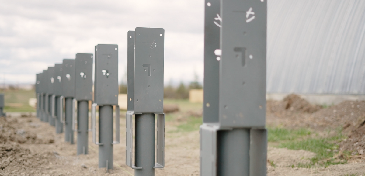 Post Or Column True Column | Full Steel Post-Frame Foundation Posts – True Cut ...